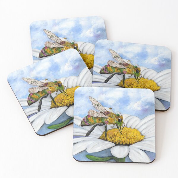 Item preview, Bee Painting designed and sold by MadeWithHart.