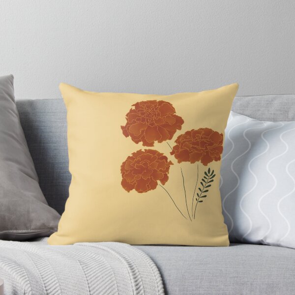 Item preview, Flores de caléndula amarillas y naranjas designed and sold by Cucurbitavanda.
