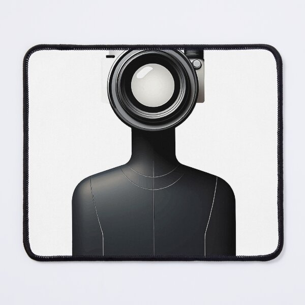 Item preview, Camera as a head in minimalist style designed and sold by BysonDesigns.