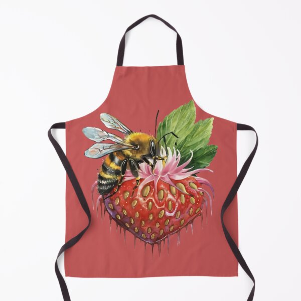 Item preview, Strawberry mason bee designed and sold by Ann Miu Deluxe.