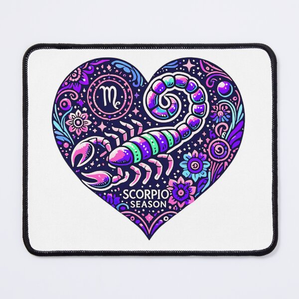 Item preview, SCORPIO LOVE SCORPIO SEASON HEART STICKER ZODIAC BIRTHDAY designed and sold by Arts4U.