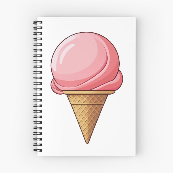 Item preview, Minimalist ice cream in waffle in geometric style designed and sold by BysonDesigns.