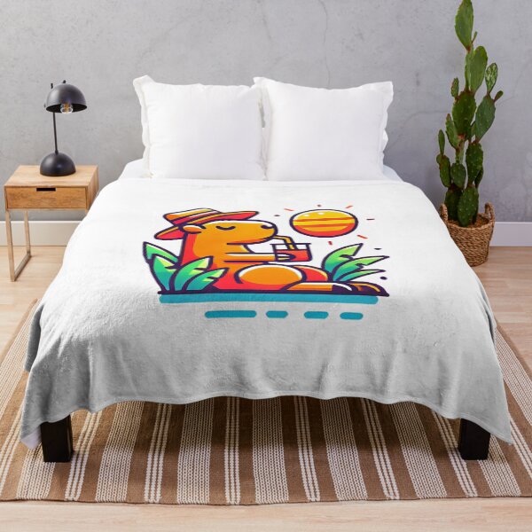 Item preview, Carpincho tomando sol y bebiendo jugo designed and sold by D-dreams.