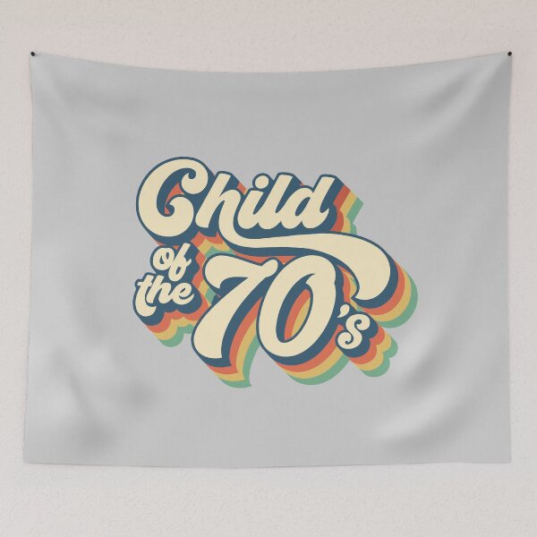 Item preview, Child of the 70s Retro designed and sold by Jeallan Designs.