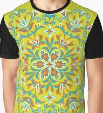 Colorful Ethnic Floral Kaleidoscope Graphic T-Shirt