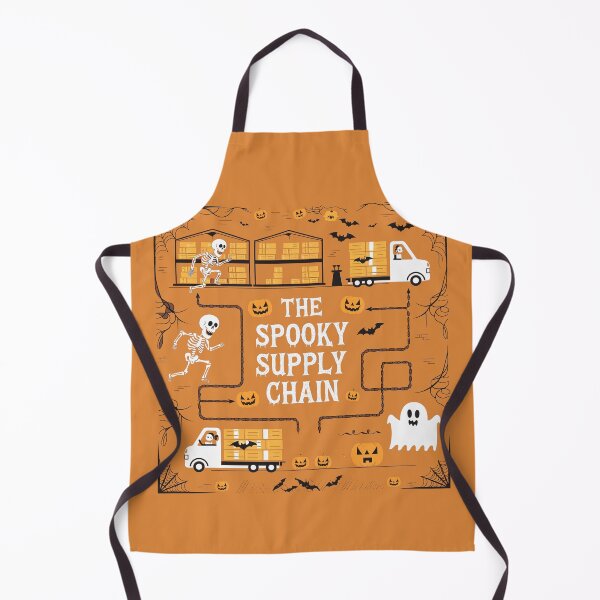 Item preview, The spooky supply chain, logistics and supply chain halloween designed and sold by NoetherSym.