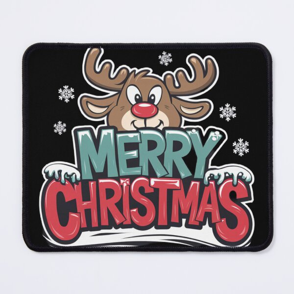 Item preview, Smiling reindeer wishes you a Merry Christmas designed and sold by ARTReMi.