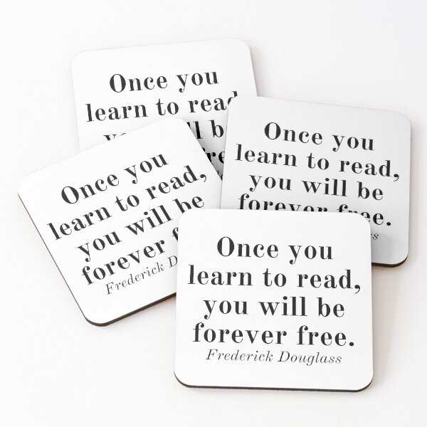 Item preview, Frederick Douglass Inspirational Phrase designed and sold by SoulQuot.