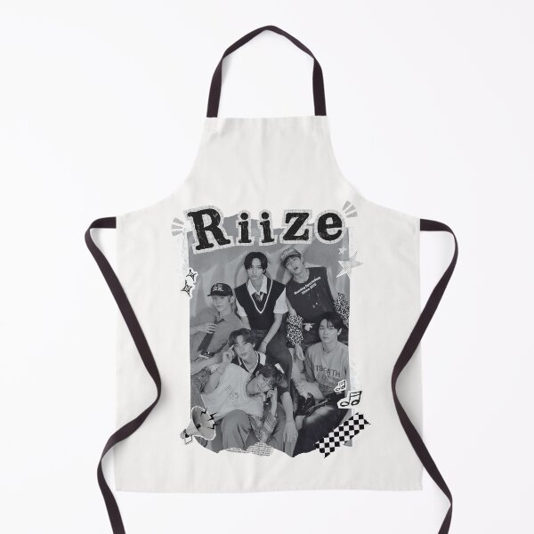 Item preview, RIIZE Collage: Bold Black and White Art designed and sold by AJUNICE STUDIO.