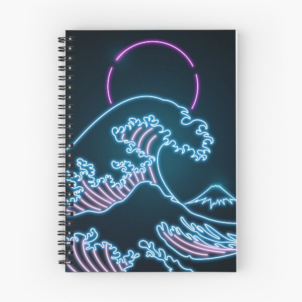 Item preview, Neon Great Wave designed and sold by DonnieArts.