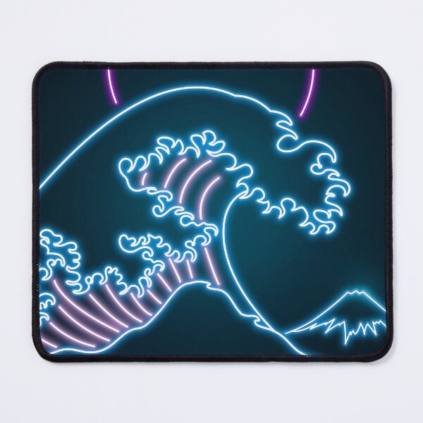 Item preview, Neon Great Wave designed and sold by DonnieArts.