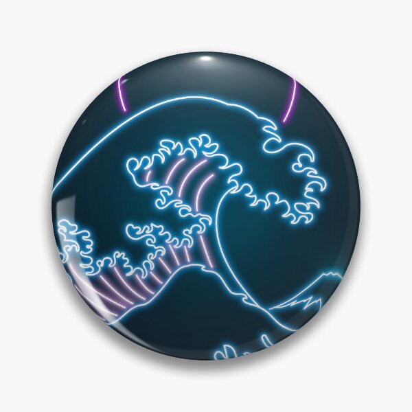 Item preview, Neon Great Wave designed and sold by DonnieArts.