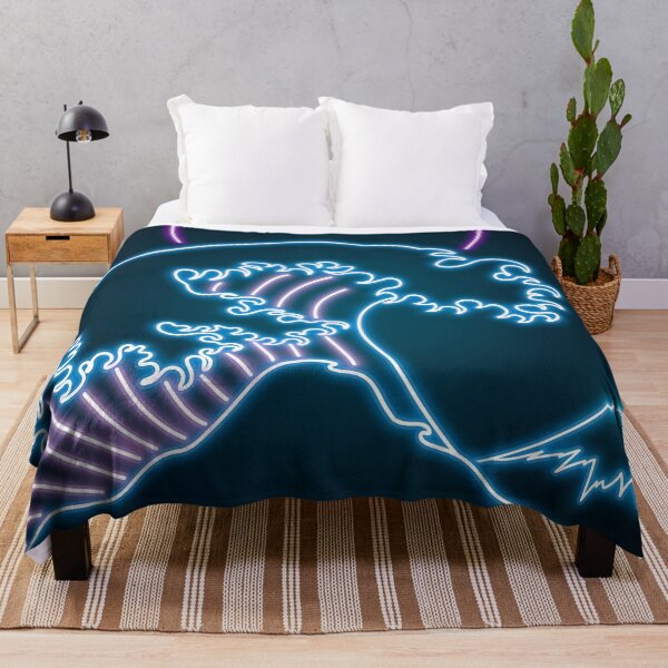Item preview, Neon Great Wave designed and sold by DonnieArts.