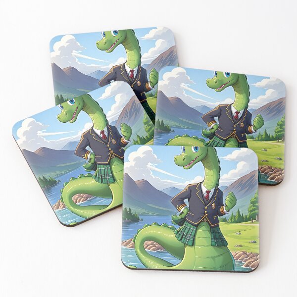 Item preview, Tartan Loch Ness Monster designed and sold by Emilia-Design.
