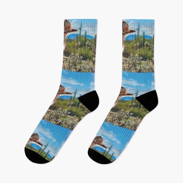 Item preview, Roadrunner Desert Cactus Road Runner Bird Art designed and sold by oz10.