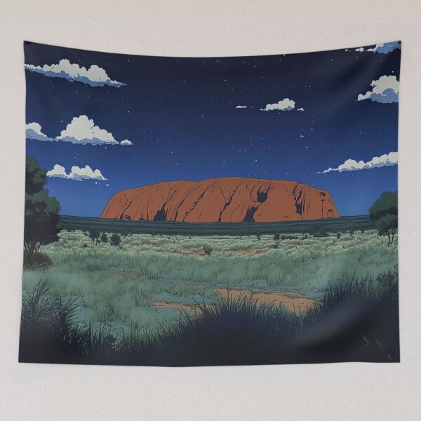 Item preview, Uluru, Australia | Anime style designed and sold by ComicsFactory.