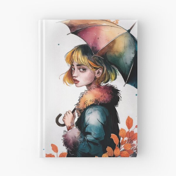 Item preview, Autumn Stroll - Watercolor Leaves & Fall Weather designed and sold by MilicaT.