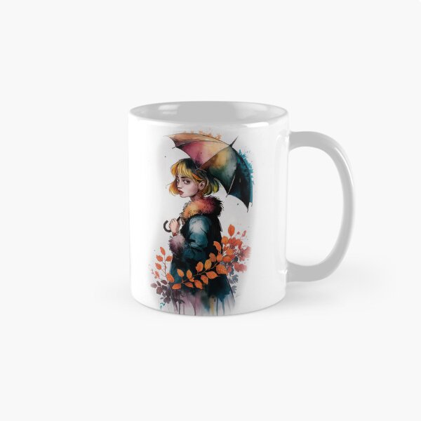 Item preview, Autumn Stroll - Watercolor Leaves & Fall Weather designed and sold by MilicaT.