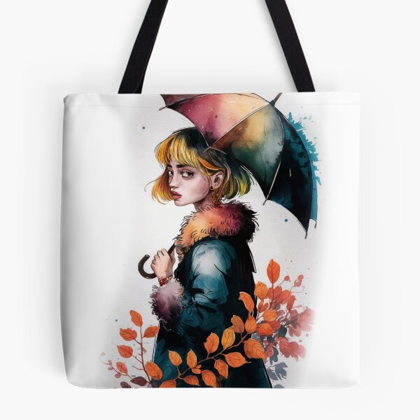 Item preview, Autumn Stroll - Watercolor Leaves & Fall Weather designed and sold by MilicaT.