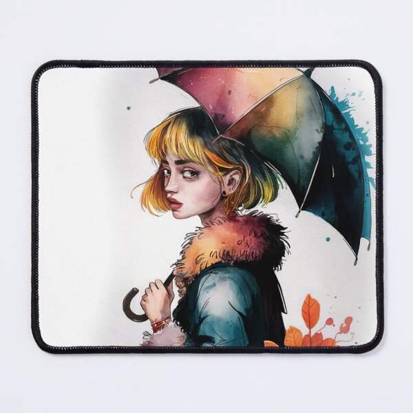 Item preview, Autumn Stroll - Watercolor Leaves & Fall Weather designed and sold by MilicaT.
