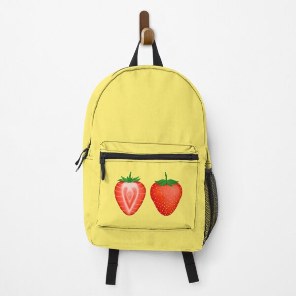 Item preview, Strawberry Duo on Yellow designed and sold by bits-and-bob.