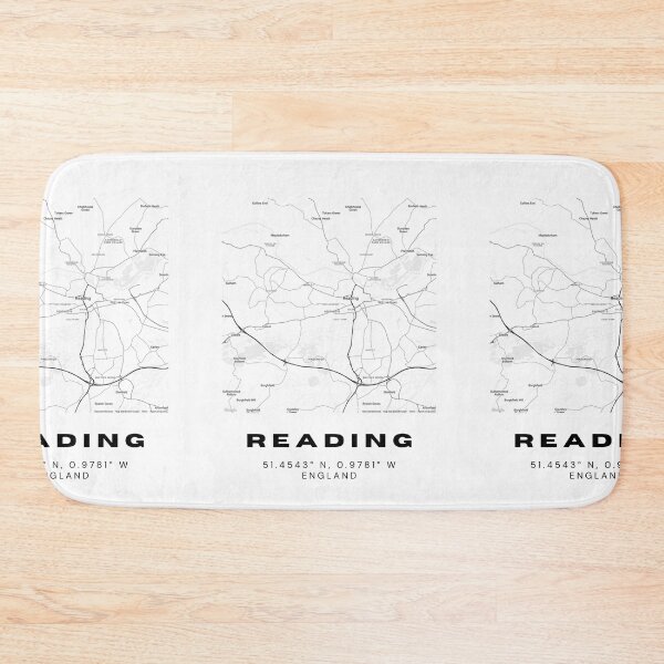 Item preview, Reading Coordinates Map | Minimalist Black and White Art designed and sold by RM-Journey.