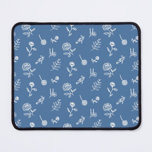 Item preview, Flower Pattern Blue Back designed and sold by ClearAndHappy.