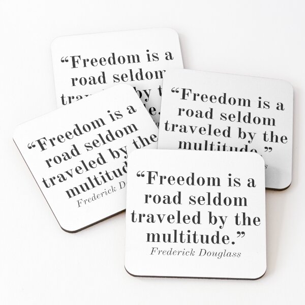 Item preview, Frederick Douglass Inspirational Quote designed and sold by SoulQuot.