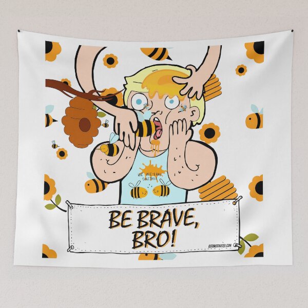 Item preview, Be Brave, Bro! designed and sold by GetBrotivated.