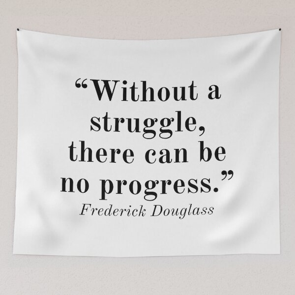 Item preview, Frederick Douglass Quote designed and sold by SoulQuot.