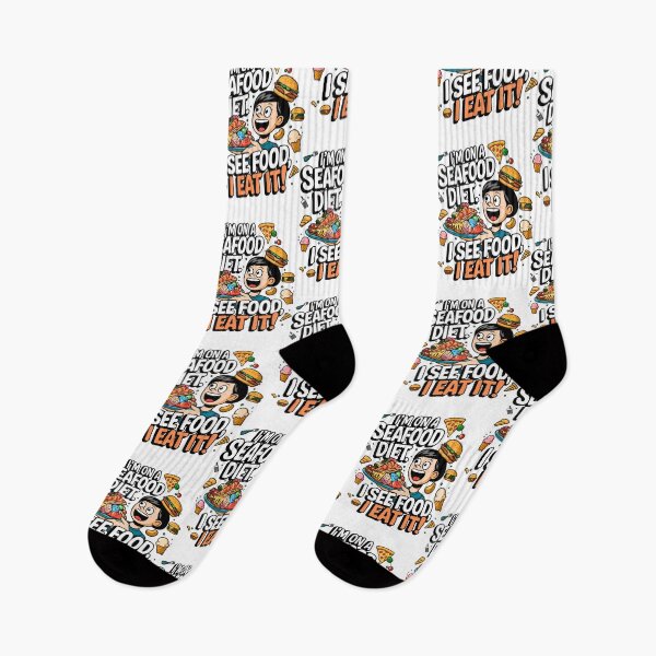 Artikelvorschau, Ich mache eine Meeresfrüchte-Diät Grafik-T-Shirt entworfen und verkauft von StyleSwitch.
