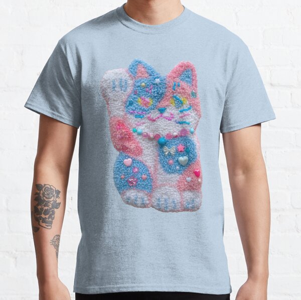 Item preview, cotton candy lucky cat designed and sold by gummyy.