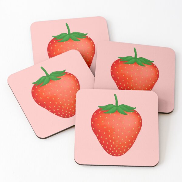 Item preview, Strawberry on Pink designed and sold by bits-and-bob.
