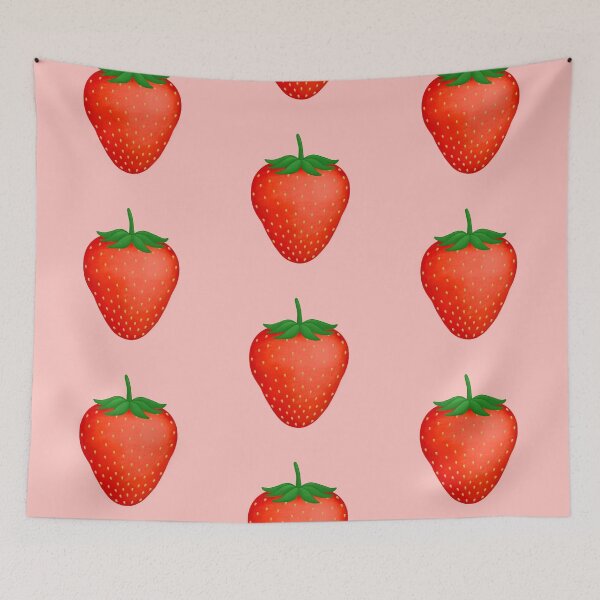 Item preview, Strawberry on Pink designed and sold by bits-and-bob.