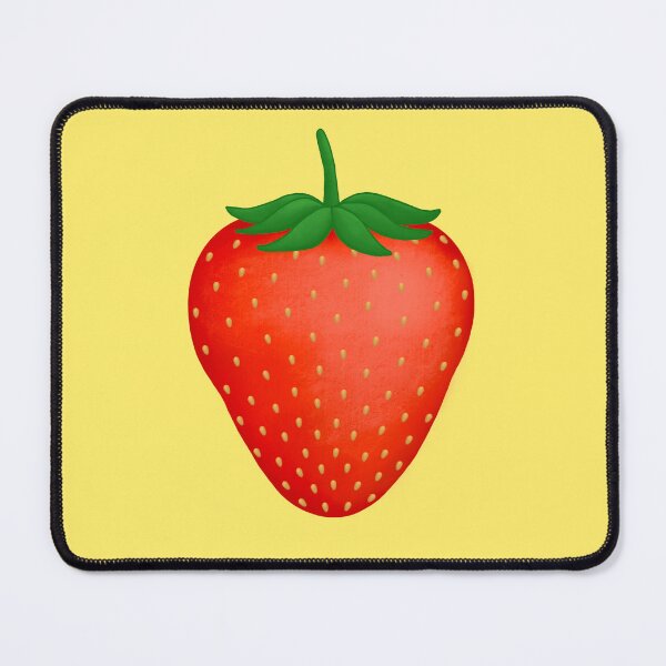 Item preview, Strawberry on Yellow designed and sold by bits-and-bob.