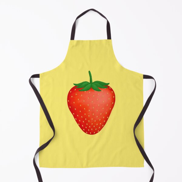 Item preview, Strawberry on Yellow designed and sold by bits-and-bob.
