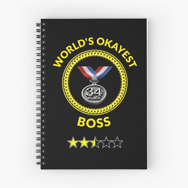 Item preview, World's Okayest Boss designed and sold by Sunrise427.