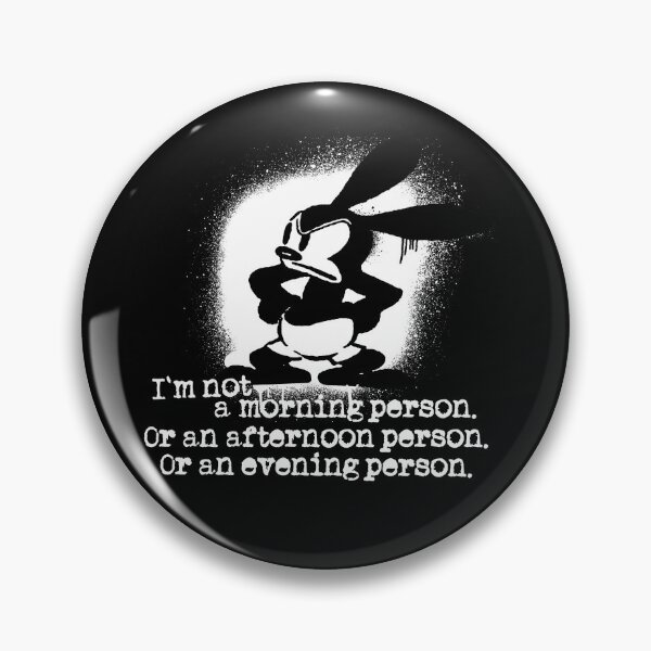 Item preview, No soy una persona mañanera. Ni una persona vespertina. Ni una persona nocturna. [Oswald]* Divertido sarcástico designed and sold by Kraftees.