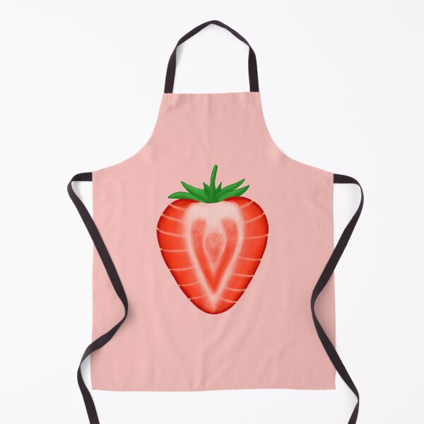 Item preview, Strawberry Half on Pink designed and sold by bits-and-bob.