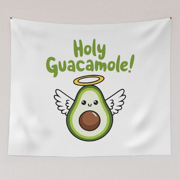 Item preview, Holy Guacamole! Kawaii Guacamole pun designed and sold by PMCreative.