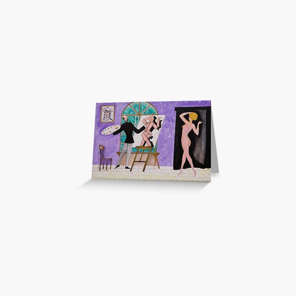 Cubism Greeting Card