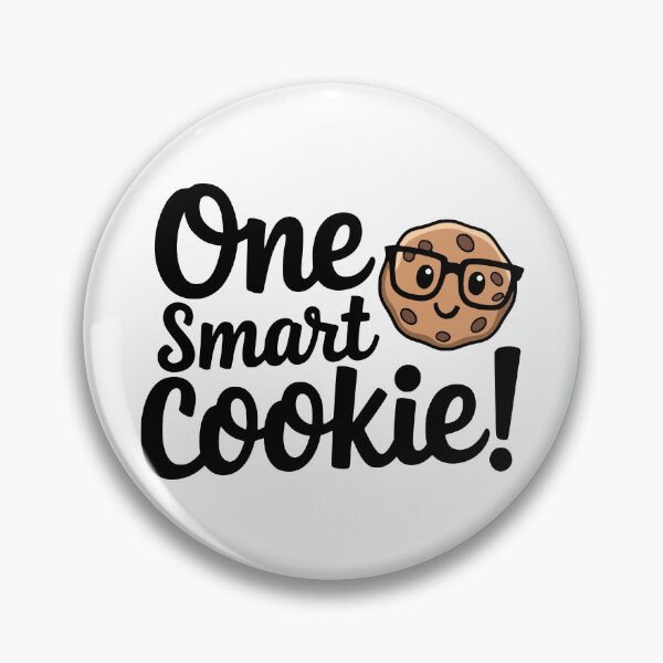 Item preview, One Smart Cookie! Cute Cookie Pun designed and sold by PMCreative.