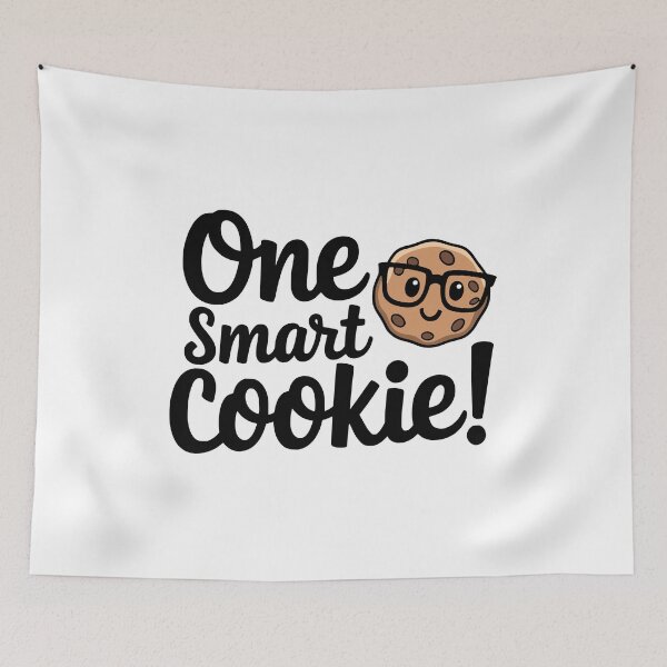 Item preview, One Smart Cookie! Cute Cookie Pun designed and sold by PMCreative.