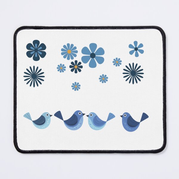 Item preview, Blue Birds and Flowers designed and sold by StrictlyBilliM.