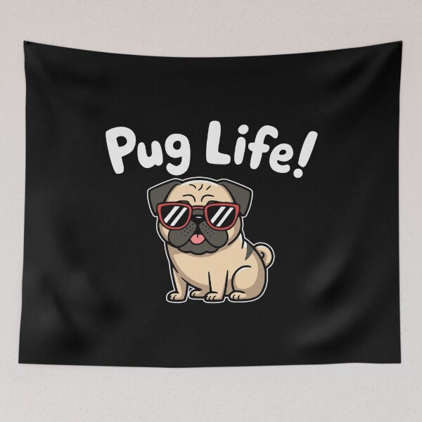 Item preview, Pug Life! Cute Pug Pun designed and sold by PMCreative.
