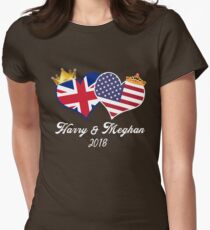 Royal Weddign 2018 Harry and Meghan t-shirt Women's Fitted T-Shirt