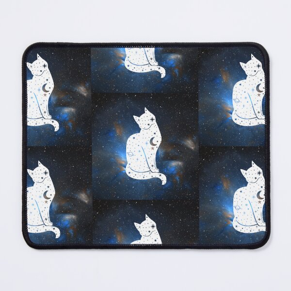 Item preview, Witchy Galactic Mystical Black Cat Kitty designed and sold by WildWoodlandWitch.