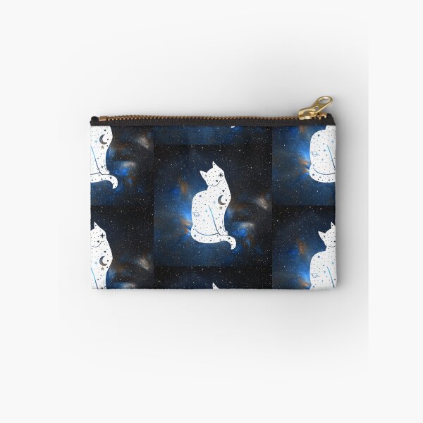 Item preview, Witchy Galactic Mystical Black Cat Kitty designed and sold by WildWoodlandWitch.
