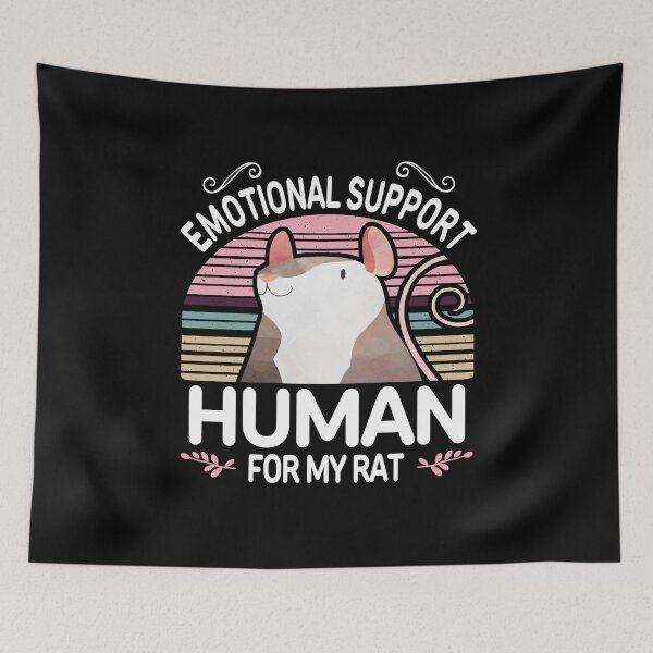 Item preview, Rat Emotional Support Human designed and sold by Clara Hollins.
