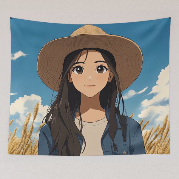 Item preview, Uruguayan woman, portrait | Anime style designed and sold by ComicsFactory.